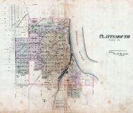 Plattsmouth, Nebraska State Atlas 1885